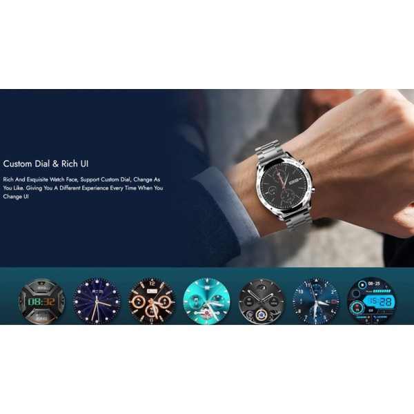 HIFUTURE smartwatch FutureGo Pro, 1.32", 3ATM, heart rate, μαύρο HIFUTURE smartwatch FutureGo Pro, 1.32", 3ATM, heart rate, μαύρο