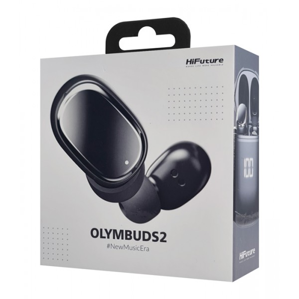 HIFUTURE earphones με θήκη φόρτισης OlymBuds 2, True Wireless, μαύρα HIFUTURE earphones με θήκη φόρτισης OlymBuds 2, True Wireless, μαύρα