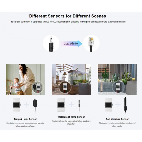 SONOFF smart διακόπτης ελέγχου θερμοκρασίας/υγρασίας THR320D, WiFi, 20A SONOFF smart διακόπτης ελέγχου θερμοκρασίας/υγρασίας THR320D, WiFi, 20A