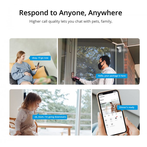 SONOFF smart κάμερα S-CAM με ηχητικό συναγερμό, 1080p FHD, Wi-Fi SONOFF smart κάμερα S-CAM με ηχητικό συναγερμό, 1080p FHD, Wi-Fi