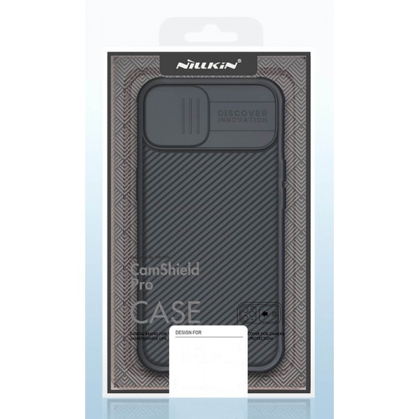 NILLKIN θήκη CamShield Pro για Apple iPhone 14 Plus, μαύρη NILLKIN θήκη CamShield Pro για Apple iPhone 14 Plus, μαύρη