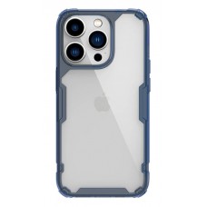 NILLKIN θήκη Nature Pro για Apple iPhone 14 Pro, μπλε & διάφανη