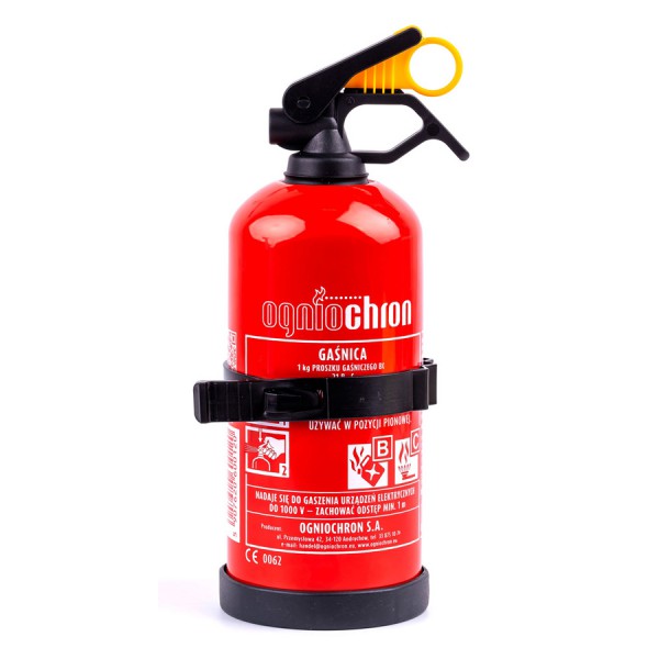 Πυροσβεστήρας αυτοκινήτου, 1kg σκόνης BC, 86x254mm