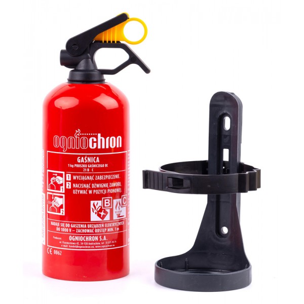 Πυροσβεστήρας αυτοκινήτου, 1kg σκόνης BC, 86x254mm