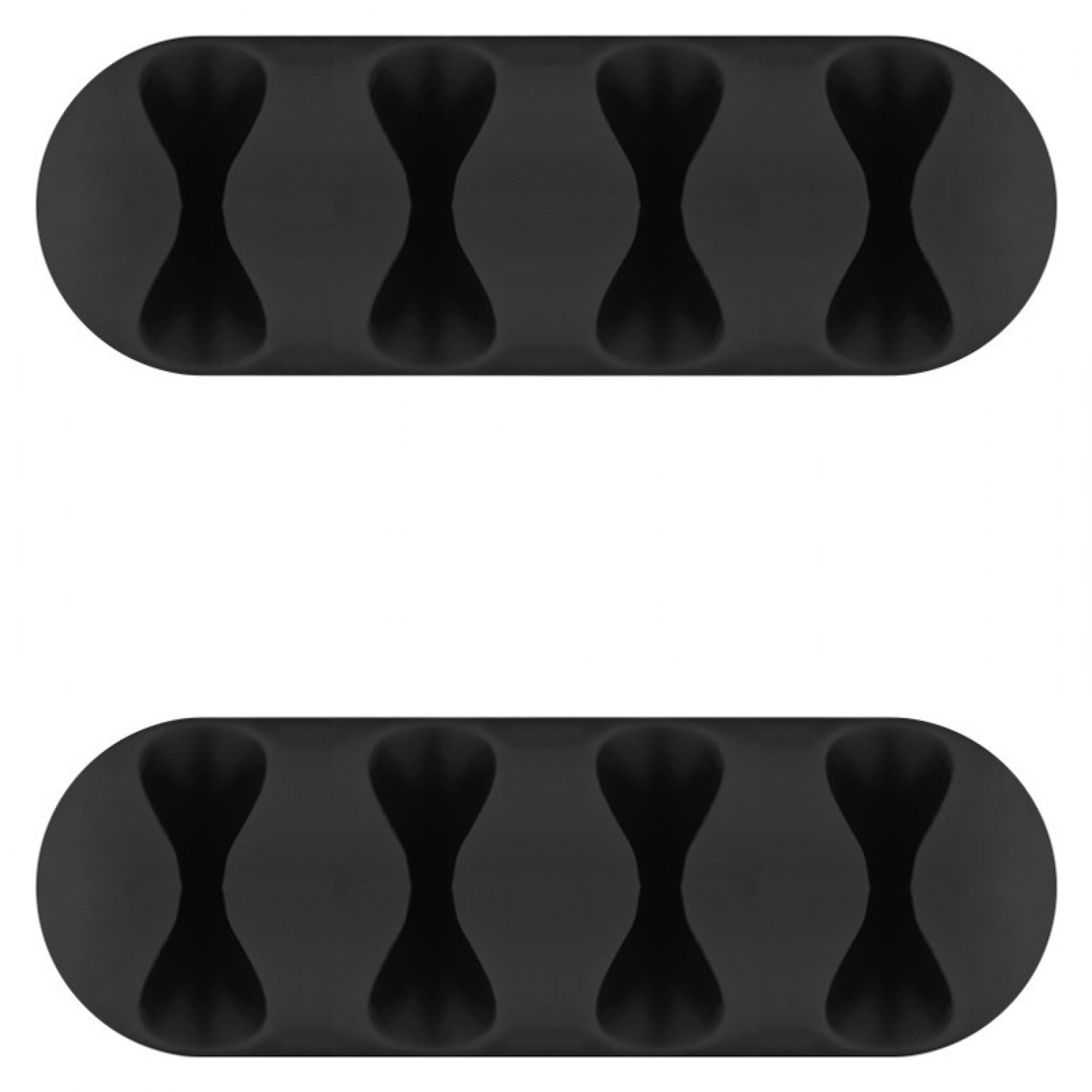 GOOBAY οργανωτές καλωδίων σιλικόνης 70406, 4 θέσεων, Φ6.2mm, μαύρο, 2τμχ GOOBAY οργανωτές καλωδίων σιλικόνης 70406, 4 θέσεων, Φ6.2mm, μαύρο, 2τμχ