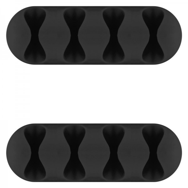 GOOBAY οργανωτές καλωδίων σιλικόνης 70406, 4 θέσεων, Φ6.2mm, μαύρο, 2τμχ GOOBAY οργανωτές καλωδίων σιλικόνης 70406, 4 θέσεων, Φ6.2mm, μαύρο, 2τμχ