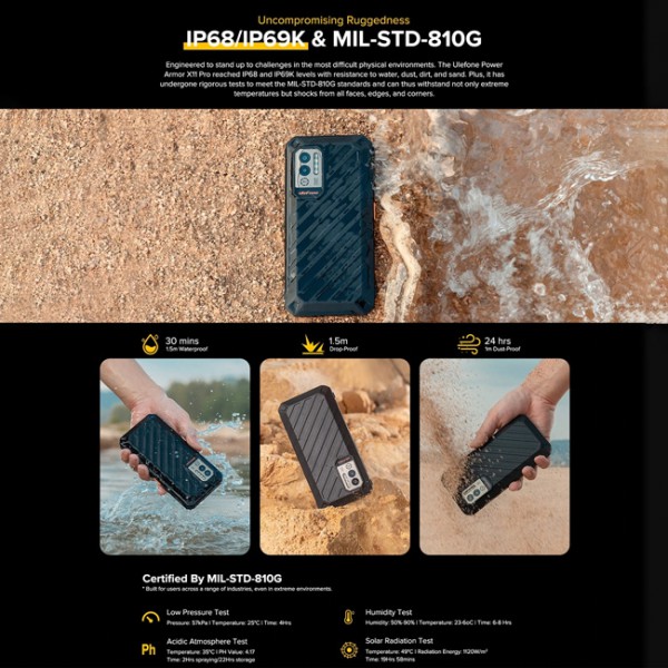 ULEFONE smartphone Power Armor X11 Pro, 5.45", 4/64GB, 8150mAh, μαύρο ULEFONE smartphone Power Armor X11 Pro, 5.45", 4/64GB, 8150mAh, μαύρο