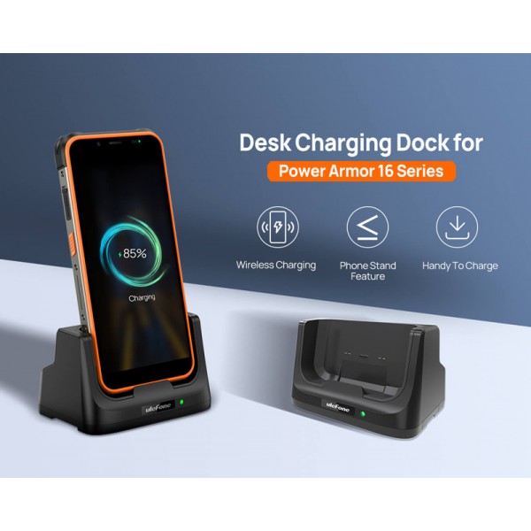 ULEFONE βάση φόρτισης DC3103 για Power Armor 16 Pro, 10W, μαύρη ULEFONE βάση φόρτισης DC3103 για Power Armor 16 Pro, 10W, μαύρη