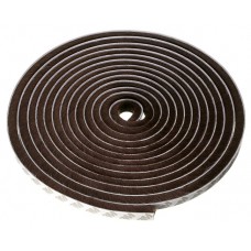 Αυτοκόλλητη μονωτική ταινία HUH-0087 για παράθυρα, 7x8mm, 5m, καφέ