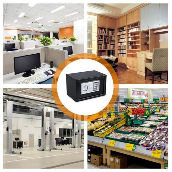 POWERTECH χρηματοκιβώτιο ασφαλείας SB-20EDA-42, 3-8 ψηφίων, 20x31x20cm POWERTECH χρηματοκιβώτιο ασφαλείας SB-20EDA-42, 3-8 ψηφίων, 20x31x20cm