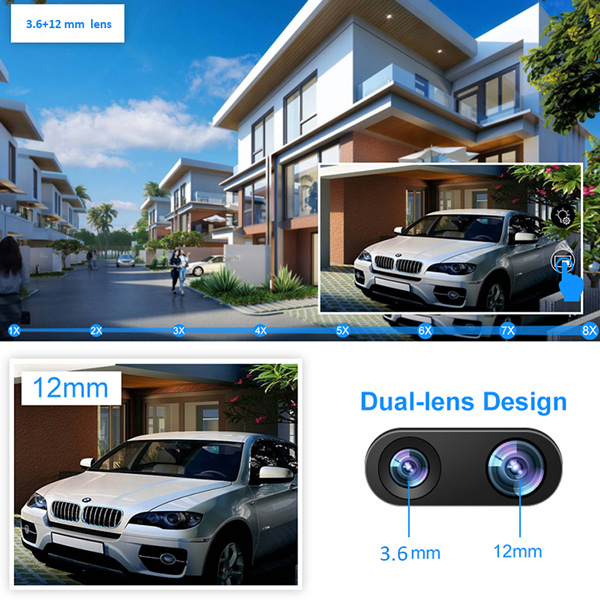 INNOTRONIK smart κάμερα ICS-PT32, 2x lens, 4MP, 8x zoom, WiFi, PTZ, IP65 INNOTRONIK smart κάμερα ICS-PT32, 2x lens, 4MP, 8x zoom, WiFi, PTZ, IP65