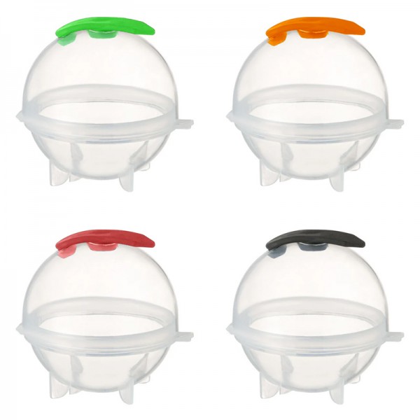 Σετ παγοθήκες σε σχήμα σφαίρας AG528, 1 θέσης, 35mm, διάφανες, 4τμχ