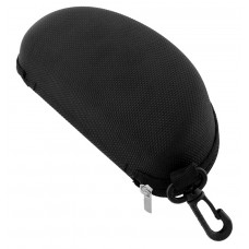 Θήκη γυαλιών μυωπίας & ηλίου AG177C με φερμουάρ, 8.5 x 17cm, μαύρη