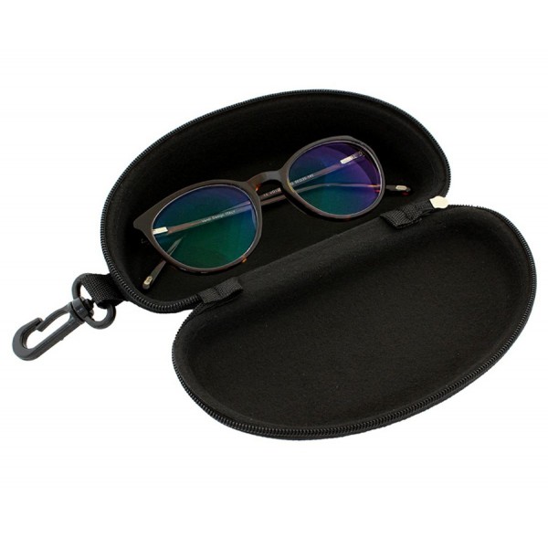 Θήκη γυαλιών μυωπίας & ηλίου AG177C με φερμουάρ, 8.5 x 17cm, μαύρη