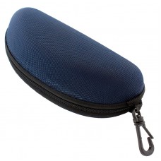 Θήκη γυαλιών μυωπίας & ηλίου AG177E με φερμουάρ, 8.5 x 17cm, μπλε