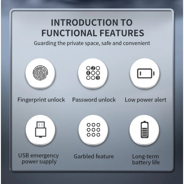 KERONG ηλεκτροπύρος KR-S1030, συνδυασμού & fingerprint, μαύρος