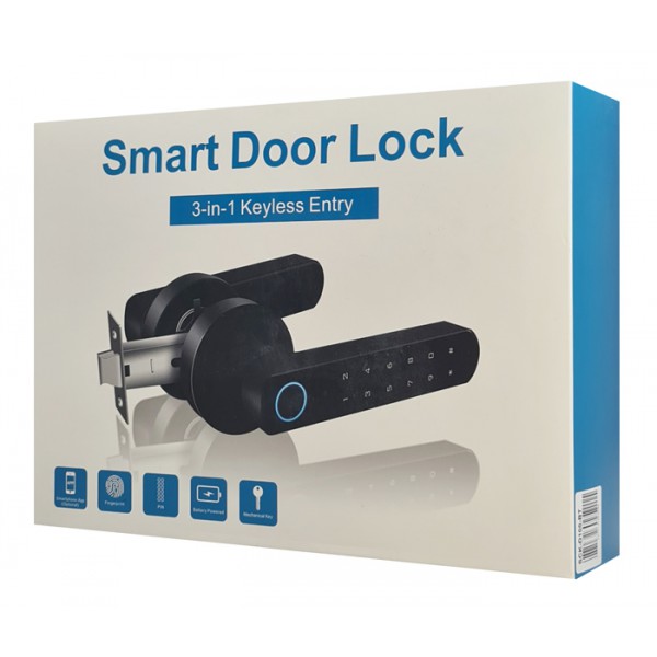 SECUKEY ηλεκτροπύρος D100-BT, συνδυασμού & fingerprint, μαύρος SECUKEY ηλεκτροπύρος D100-BT, συνδυασμού & fingerprint, μαύρος
