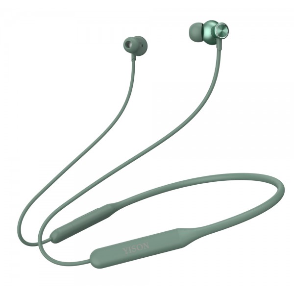 YISON earphones E20, με μαγνήτη, Bluetooth 5.2, 12mm, πράσινα YISON earphones E20, με μαγνήτη, Bluetooth 5.2, 12mm, πράσινα