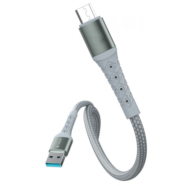 CELEBRAT καλώδιο USB σε Lightning CB-16I, 2.4A, 1m, γκρι CELEBRAT καλώδιο USB σε Lightning CB-16I, 2.4A, 1m, γκρι