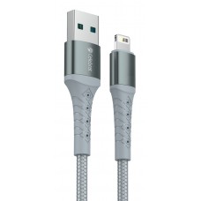 CELEBRAT καλώδιο USB σε Lightning CB-16I, 2.4A, 1m, γκρι