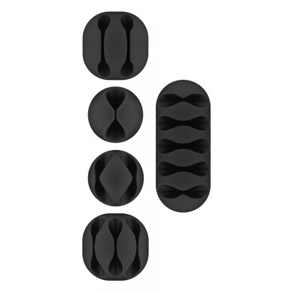 GOOBAY οργανωτές καλωδίων σιλικόνης 70683, Φ5.4-7.8mm, μαύρο, 5τμχ GOOBAY οργανωτές καλωδίων σιλικόνης 70683, Φ5.4-7.8mm, μαύρο, 5τμχ