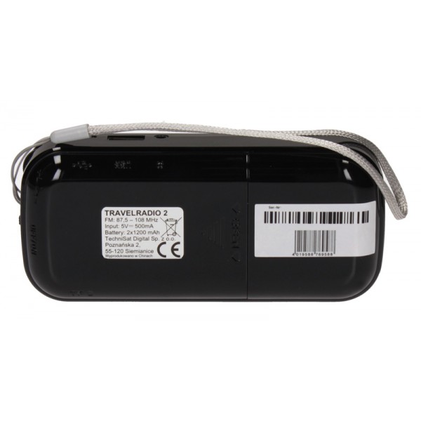 TECHNISAT φορητό ραδιόφωνο & ηχείο LXRA1 με φακό, USB/TF/AUX, μαύρο