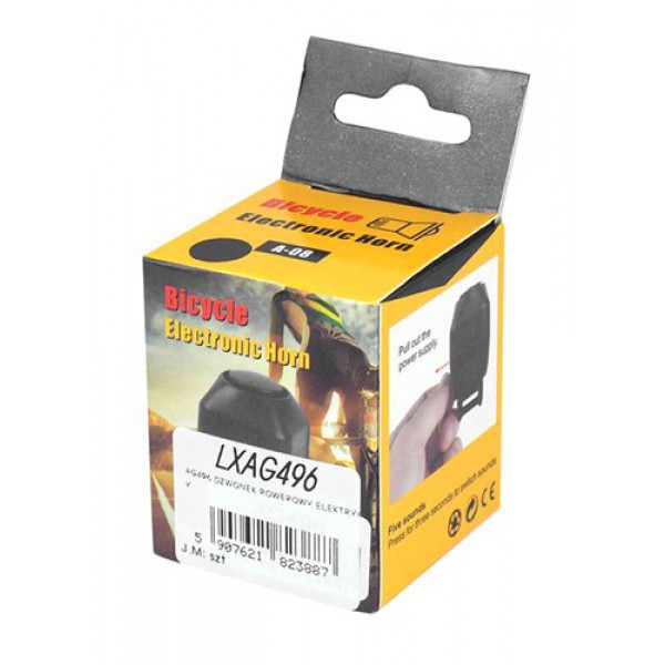 Κόρνα ποδηλάτου LXAG496, ηλεκτρική, 130dB, IPX5, μαύρη Κόρνα ποδηλάτου LXAG496, ηλεκτρική, 130dB, IPX5, μαύρη