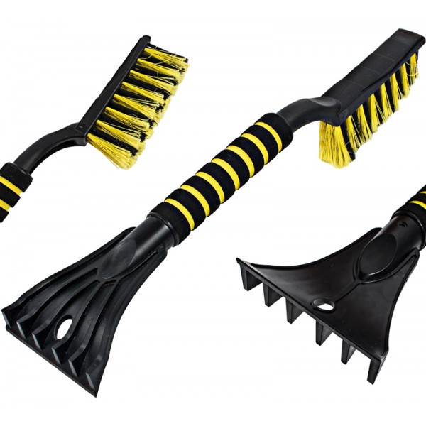 TOM PAR βούρτσα με ξύστρα πάγου NT-50, 50cm, κίτρινη-μαύρη TOM PAR βούρτσα με ξύστρα πάγου NT-50, 50cm, κίτρινη-μαύρη