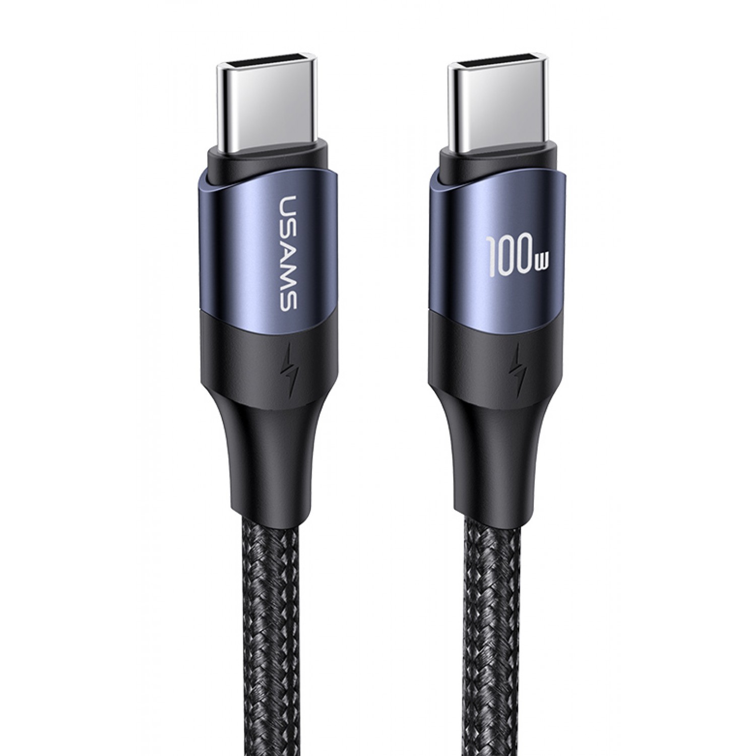 USAMS καλώδιο USB-C US-SJ524, 100W/5A, PD, 1.2m, μαύρο USAMS καλώδιο USB-C US-SJ524, 100W/5A, PD, 1.2m, μαύρο