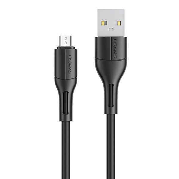 USAMS καλώδιο Micro USB σε USB US-SJ502, 2A, 1m, μαύρο USAMS καλώδιο Micro USB σε USB US-SJ502, 2A, 1m, μαύρο