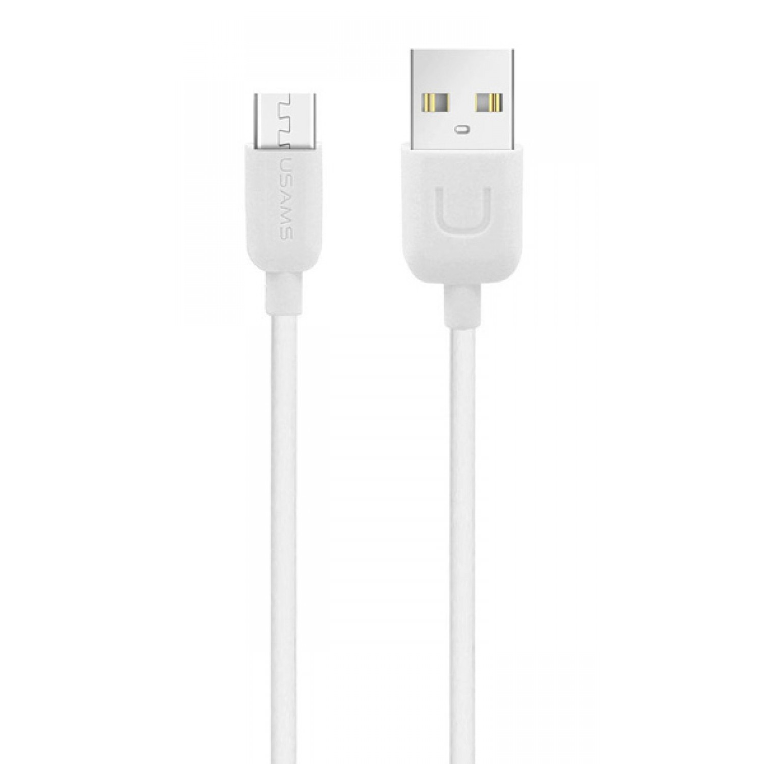 USAMS καλώδιο Micro USB σε USB US-SJ098, 2.1A, 1m, λευκό USAMS καλώδιο Micro USB σε USB US-SJ098, 2.1A, 1m, λευκό