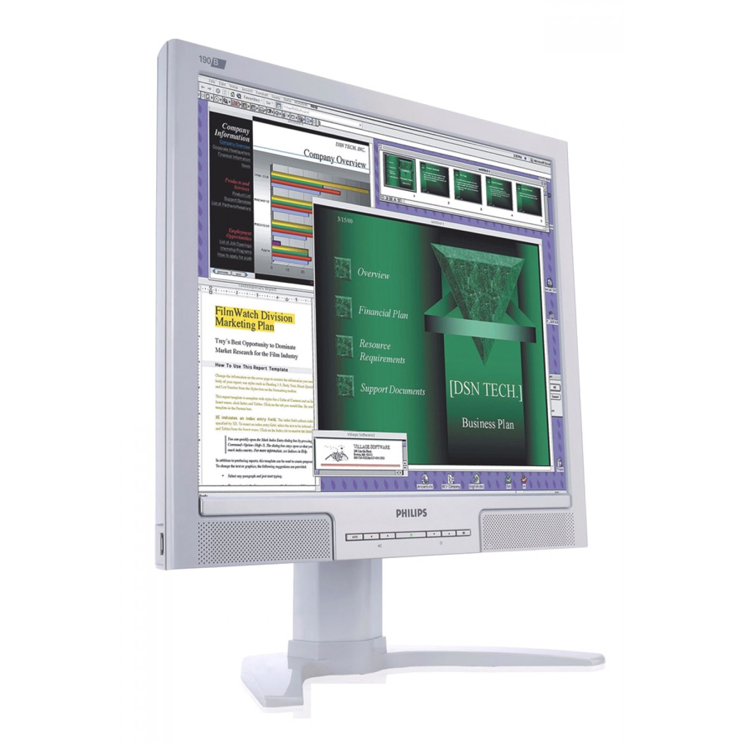 PHILIPS used Οθόνη 190B7CG LCD, 19" 1280x1024, VGA/DVI, SQ PHILIPS used Οθόνη 190B7CG LCD, 19" 1280x1024, VGA/DVI, SQ