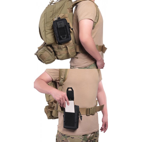 C-TECH τσαντάκι ορειβασίας TOOL-0078, θήκη smartphone, 5x10x17cm, μαύρο C-TECH τσαντάκι ορειβασίας TOOL-0078, θήκη smartphone, 5x10x17cm, μαύρο