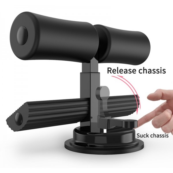 Μπάρα κοιλιακών GYM-0025 με βεντούζα στήριξης, 25.5x12.5x12.5cm, μαύρη Μπάρα κοιλιακών GYM-0025 με βεντούζα στήριξης, 25.5x12.5x12.5cm, μαύρη