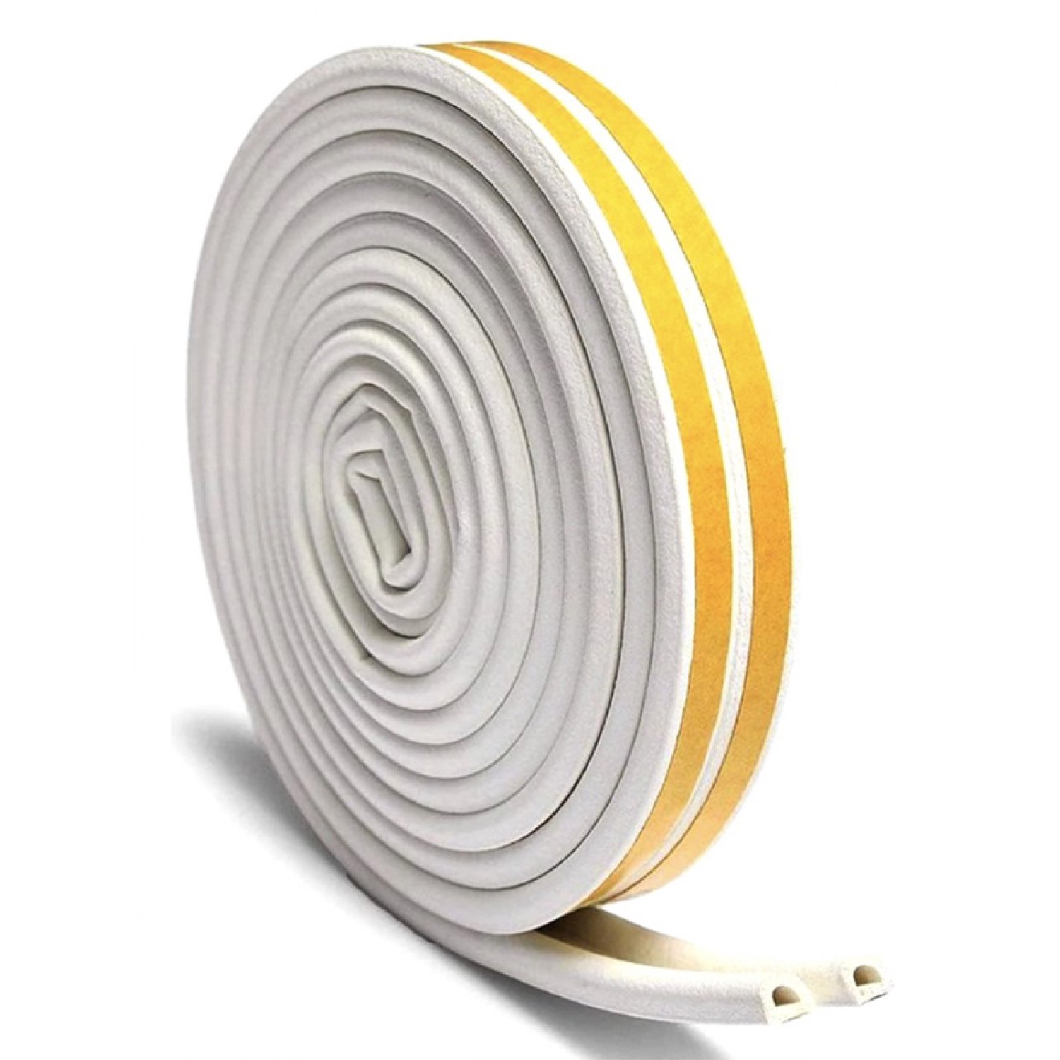 Αυτοκόλλητη μονωτική ταινία HUH-0096 για παράθυρα, 9x6mm, 5m, λευκή Αυτοκόλλητη μονωτική ταινία HUH-0096 για παράθυρα, 9x6mm, 5m, λευκή