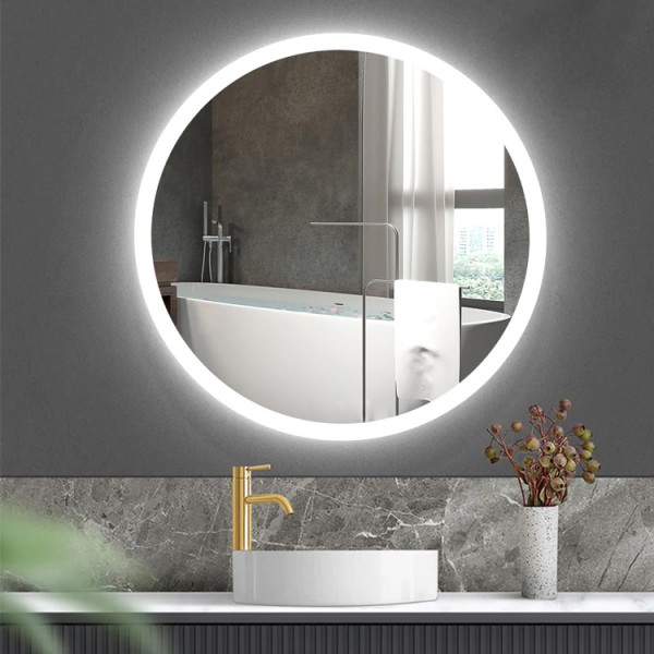 BRUNO καθρέφτης μπάνιου LED BRN-0098, στρόγγυλος, 24W, Φ70cm, IP67 BRUNO καθρέφτης μπάνιου LED BRN-0098, στρόγγυλος, 24W, Φ70cm, IP67