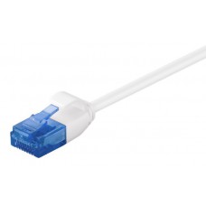 POWERTECH καλώδιο δικτύου CAB-N317 Cat 6 U/UTP, slim copper, 50cm, λευκό