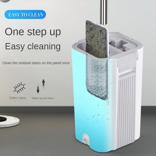 Σετ κουβάς & παρκετέζα με μικροΐνες CLN-0047, 23x22.5x38cm, λευκό Σετ κουβάς & παρκετέζα με μικροΐνες CLN-0047, 23x22.5x38cm, λευκό