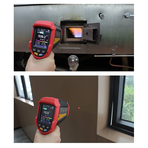 UNI-T θερμόμετρο υπερύθρων UT305C+ με αισθητήρα K, -50 °C έως 2200 °C UNI-T θερμόμετρο υπερύθρων UT305C+ με αισθητήρα K, -50 °C έως 2200 °C