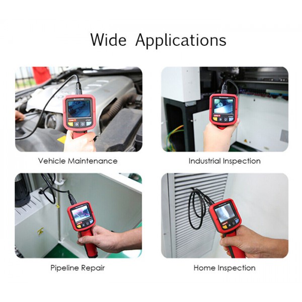 UNI-T ενδοσκοπική κάμερα UT665 με οθόνη απεικόνισης, LED, 1m, IP67 UNI-T ενδοσκοπική κάμερα UT665 με οθόνη απεικόνισης, LED, 1m, IP67