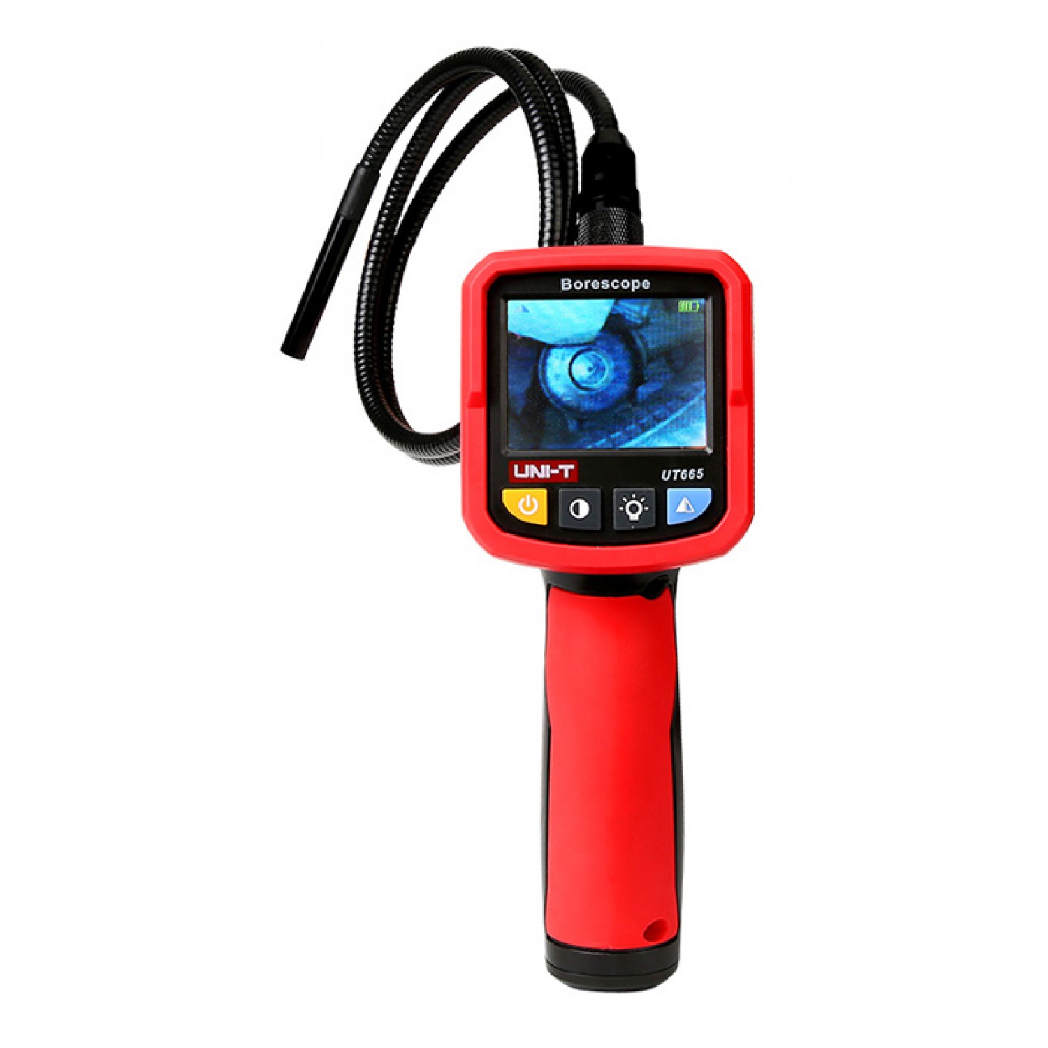 UNI-T ενδοσκοπική κάμερα UT665 με οθόνη απεικόνισης, LED, 1m, IP67 UNI-T ενδοσκοπική κάμερα UT665 με οθόνη απεικόνισης, LED, 1m, IP67
