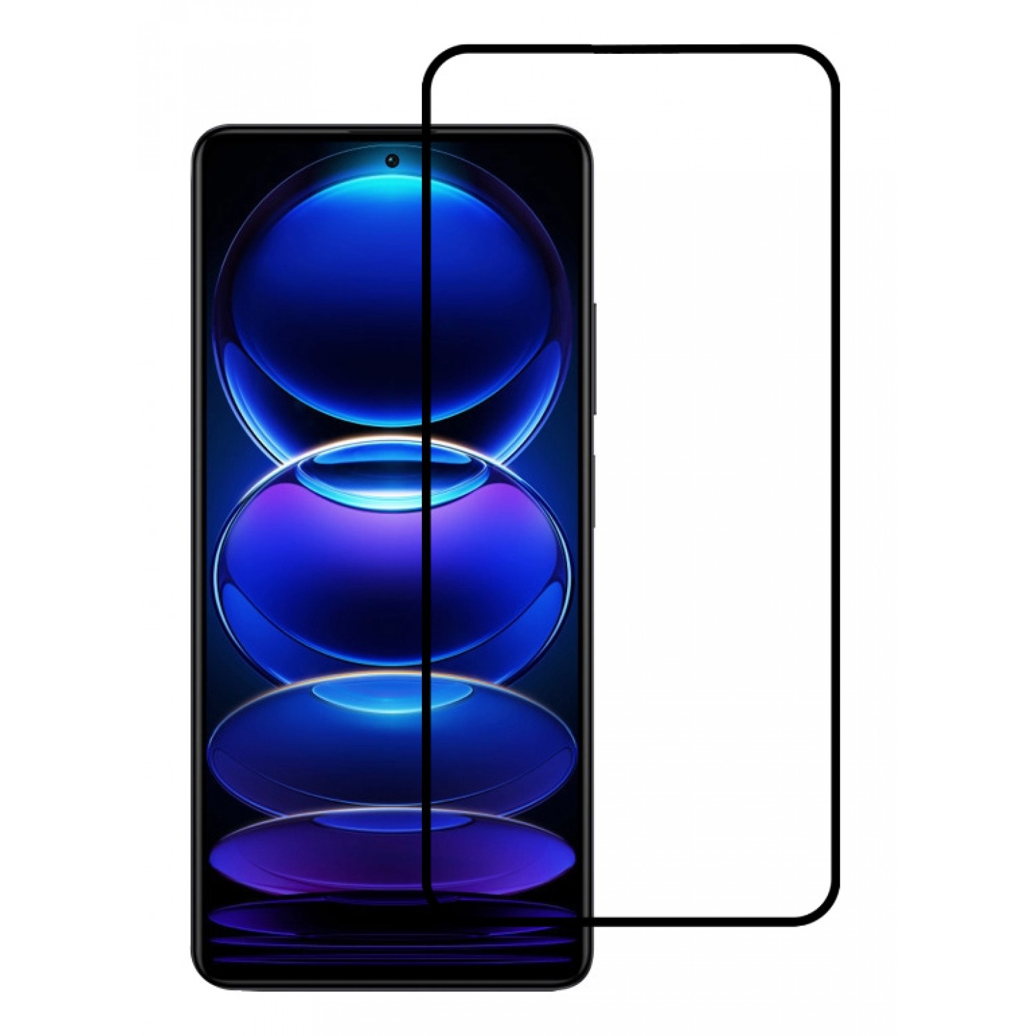POWERTECH tempered glass 5D, full glue, Xiaomi Redmi Note 12/5G, μαύρο POWERTECH tempered glass 5D, full glue, Xiaomi Redmi Note 12/5G, μαύρο