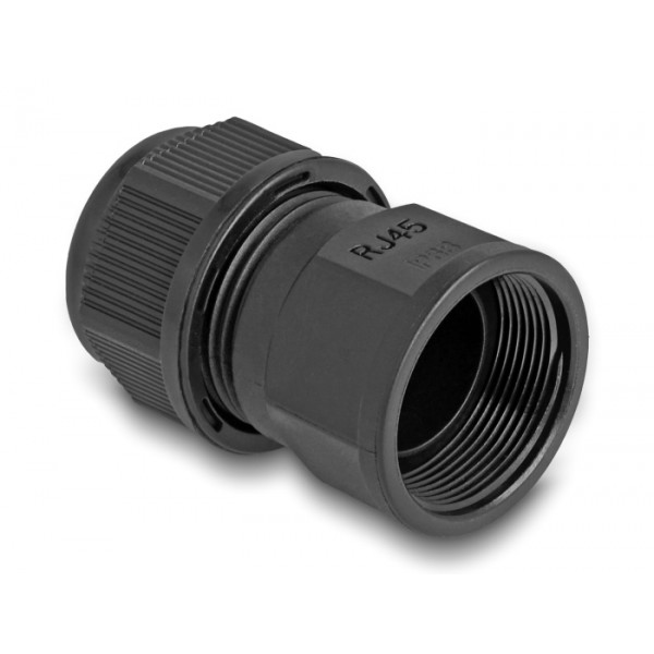 DELOCK σύνδεσμος για RJ45 86995, αδιάβροχος IP67, μαύρος DELOCK σύνδεσμος για RJ45 86995, αδιάβροχος IP67, μαύρος