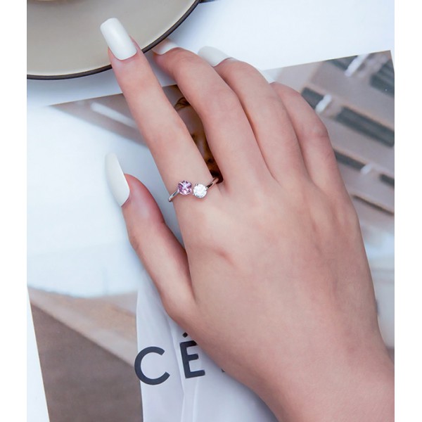 BAMOER δαχτυλίδι BSR291, κυβική ζιρκόνια, ανοιγόμενο, ασήμι 925, ασημί BAMOER δαχτυλίδι BSR291, κυβική ζιρκόνια, ανοιγόμενο, ασήμι 925, ασημί