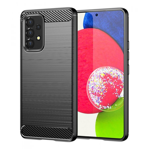 POWERTECH θήκη Carbon MOB-1763 για Samsung A53 5G, μαύρη