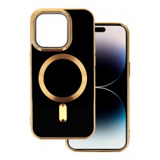 POWERTECH θήκη Beauty Magsafe MOB-1772 iPhone 14 Pro, με μαγνήτες, μαύρη