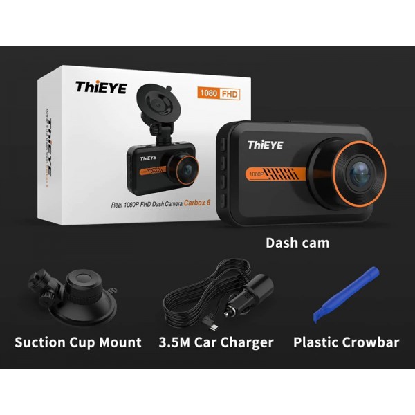 THIEYE κάμερα αυτοκινήτου Carbox 6, 3.0" LCD, 1080p, HDR THIEYE κάμερα αυτοκινήτου Carbox 6, 3.0" LCD, 1080p, HDR