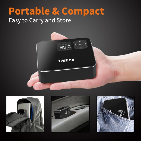 THIEYE συμπιεστής αέρος αυτοκινήτου AirKit 2 με φακό, 4000mAh, 120PSI THIEYE συμπιεστής αέρος αυτοκινήτου AirKit 2 με φακό, 4000mAh, 120PSI