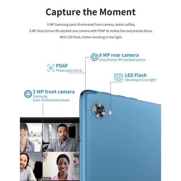 TECLAST tablet M40 Plus, 10.1" FHD, 8/128GB, Android 12, μπλε TECLAST tablet M40 Plus, 10.1" FHD, 8/128GB, Android 12, μπλε