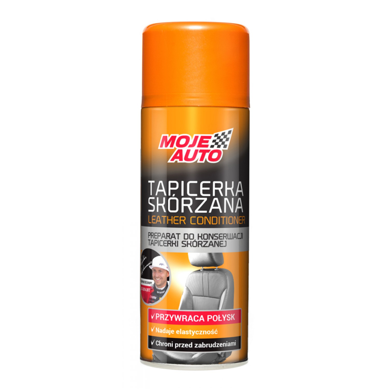 MOJE AUTO σπρέι καθαρισμού δερμάτινης ταπετσαρίας 19-024, 400ml MOJE AUTO σπρέι καθαρισμού δερμάτινης ταπετσαρίας 19-024, 400ml